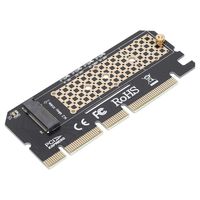 M.2 to PCI-E Adapter Riser Card PCIE NVME M Key Type SSD to PCI-E 4X / 8X / 16X Expansion Card Converter Card for PCIE Protocol NVME M.2 SSD