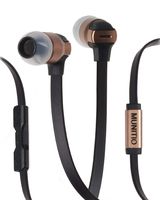 Munitio SV Mobile Performance Earphones with 3 Button Mic Control, Bronze
