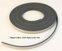 Magnet Valley 1/4" x 10' Adhesive Indoor Magnetic Strip Roll 60 mil Magnet