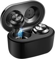 Bluetooth Earbuds Headphones Bluetooth Headset Wireless Earphones IPX8 Waterproof Sport Earbuds, with for Running Sport, Bluetooth 5.0 Stereo Hi-Fi Sound (Black)