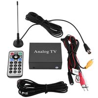 Car DVD TV Receiver Digital TV Receiver Box Analog TV Tuner Strong Signal Box with Antenna Remote Controller