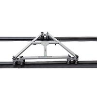 PROAIM Swift Camera Dolly with Clip 10.6ft Foldable Modular Travel Track for DSLR Video Cameras Tripod Jibs Cranes up to159kg/350lb| Portable Lightweight Aluminum Dolly for Smooth Shots (SWFT-DT-CLP)