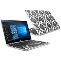 MightySkins Skin Compatible with HP Pavilion x360 15.6" (2018) - Vintage Damask | Protective, Durable, and Unique Vinyl Decal wrap Cover | Easy to Apply, Remove, and Change Styles | Made in The USA