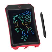 JRD&BS WINL LCD Writing Tablet for Birthday Gift,Kids Toy 8.5 Inch Colorful LCD Writing Tablet Electronic Writings Pads Drawing Board Gifts for Kids Office Blackboard - Erase Button Lock Included(Red)