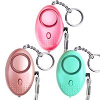 Personal Alarm for Women, 130DB Emergency Self-Defense Security Alarm Keychain with LED Light for Elderly Women Kids Night Workers 3 Pack
