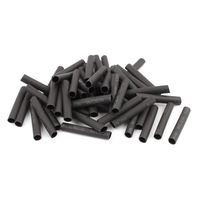 uxcell 50Pcs 3.2mm Dia Dual-Wall Adhesive Lined Heat Shrink Tubing Sleeving 30mm Length
