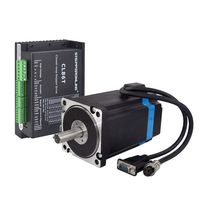 STEPPERONLINE 1 Axis Closed Loop Stepper Motor CNC Kit 8.25 Nm(1168.53 oz.in) Nema 34 Motor & 0~8.2A 24~80VDC Stepper Motor Driver& 2 Extension Cable