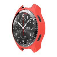 Silicon Slim Smart Watch Case Cover for Samsung Gear S3 Frontier_Red