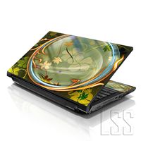 LSS Laptop 17-17.3" Skin Cover with Colorful Flower Tunnel Pattern for HP Dell Lenovo Apple Asus Acer Compaq - Fits 16.5" 17" 17.3" 18.4" 19" (2 Wrist Pads Free)