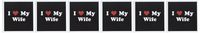 3dRose I Love My Wife - Greeting Cards, 6 x 6 inches, set of 6 (gc_16583_1)