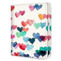 Fintie Mini Photo Album for Fujifilm Instax 3-Inch Film- 104 Pockets Photo Album for Fujifilm Instax Mini 9 Mini 8 Mini 90 Mini 25 Mini LiPlay Mini Link Printer, Polaroid Snap PIC-300, Raining Hearts
