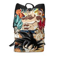 Son Goku All Forms Casual Backpack Daypack Laptop Bag School Bag BookBag