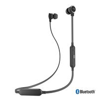 iLuv Wireless Bluetooth Tangle-Free Stereo in-Ear Earphones with Noise Isolation, Hands-Free, Voice Command, Sweatproof, Flat Cable, Rechargeable Battery and Remote (2nd Generation)
