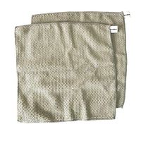 Microfiber Dish Cloths for Kitchen - Kitchen Cleaning Dish Cloth Towels Set, Absorbent Glass Cleaning Cloths for House - Extra Soft Household Cleaning Wipes Towels by DoriHom. (Grey - Set of 2)