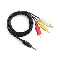 AV Audio Video TV Cable For Philips Portable DVD Player PET741 c 37 PET741M 37