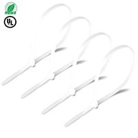 Cable Ties 4 Inch 1000 Pack Electrical Nylon Cable Zip Ties White