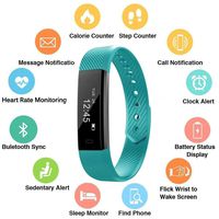 Tenniser Unisex Waterproof Digital Display Buckle Closure Smart Bracelet Health Wristband Smart Watches