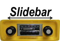 Custom Autosound Stereo compatible with 1967-1972 GMC Pickup Truck, 300 watt Slidebar AM FM Car Stereo/Radio