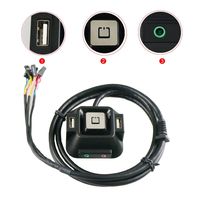 RilexAwhile Reset HDD Button Switch + Dual USB Ports + Power Button + Audio Ports for Desktop Computer Case