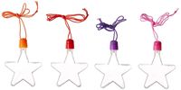 Rhode Island Novelty Star Sand Art Necklaces Pack of 12 Sand Sold Separately