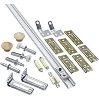 National Hardware N343-731 391D Folding Door Hardware Set in White