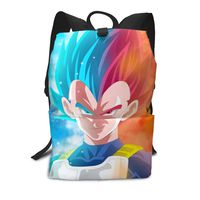 Vegeta Dragon Ball Super Anime Casual Backpack Daypack Laptop Bag School Bag BookBag