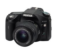 Pentax K200D 10.2MP Digital SLR Camera with Shake Reduction 18-55mm f/3.5-5.6 Lens