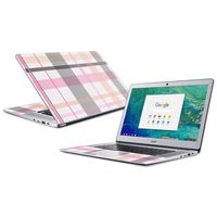 MightySkins Skin Compatible with Acer Chromebook 15" (2018) - Plaid | Protective, Durable, and Unique Vinyl Decal wrap Cover | Easy to Apply, Remove, and Change Styles | Made in The USA