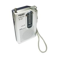 AM FM Battery Operated Portable Pocket Radio - Best Reception and Longest Lasting. Compact Transistor Radios Player Operated by 2 AA Battery, Mono Headphone Socket (9 X 8 X 7 cm, White)