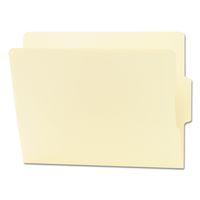 Smead End Tab File Folder, Shelf-Master Reinforced 1/3-Cut Tab Center Position, Letter Size, Manila, 100 per Box (24136)