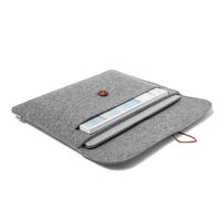 Suoran HP EliteBook 840 G1 14 Inch Sleeve Case Cover Portable Computer Sleeve Laptop Bag Wool Felt Sleeve for HP EliteBook 840 G1 14 Inch-Grey
