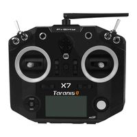 FrSky 2.4G Accst Taranis Q X7 16 Channels Transmitter Remote Controller Black Battery and Battery Trays Not Include