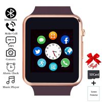 Smart Watch,Unlocked Smartwatch Compatible with Bluetooth/Android/iOS (Partial Functions) Touchscreen Call Text Camera Music Player Notification Sync Smart Watches for Women Men Kids (aureate)
