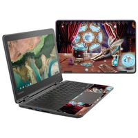 MightySkins Skin Compatible With Lenovo 300e Chromebook 11.6" (2018) - Cauldron Cat | Protective, Durable, and Unique Vinyl wrap cover | Easy To Apply, Remove, and Change Styles | Made in the USA