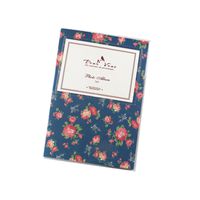 Insho 80 Pockets 5 inches Floral Fuji Wide Instant Mini Book Photo Album for Fuji Instax WIDE 210 Films, Fuji Instax WIDE 200 Films, Fuji Instax Wide 300 Films, Fuji FP100C, Fuji FP 3000B - Navy