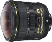 Nikon AF-S FISHEYE NIKKOR 8-15mm f/3.5-4.5E ED 8-15mm f/3.5-29 Body Only Camera Lens, Black (Renewed)