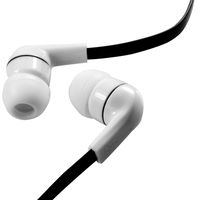 XtremeMac Promate Flat Cable Handsfree Earphone Talk Enabled Microphone Built-in Black Aurus, Clear