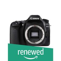 Canon EOS 80D Digital SLR Camera Body (Black) (Renewed)