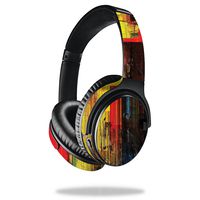 MightySkins Skin Compatible with Bose QuietComfort 35 Headphones - Painted Wood | Protective, Durable, and Unique Vinyl Decal wrap Cover | Easy to Apply, Remove, and Change Styles | Made in The USA