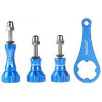 Smatree Aluminum ThumbScrew Set + Wrench Compatible for Gopro Session, Hero 7,6, 5, 4, 3+, 2, 1/DJI OSMO Action Cameras