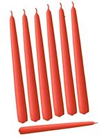 D'light Online Elegant Taper Premium Quality Candles, Hand-Dipped, Dripless and Smokeles - Set of 12 Individually Wrapped (12 Inch, Bittersweet)