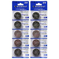 BlueDot Trading CR2450 Lithium Cell Battery, 10 Count