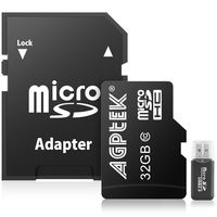 AGPtEK 32GB Class 10 Micro SD Card with Card Reader, Compatible with AGPTek Mp3 Player