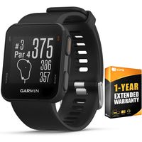 Garmin Approach S10 Lightweight GPS Golf Watch, Black - (010-02028-00) w/ 1 Year Extended Warranty