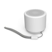 Momoho Mini Bluetooth Speaker, Metal Case Light Weight Stereo Sound Wireless Small Speaker (White)