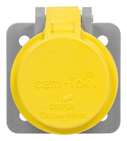 CROUSE-HINDS E1016SC-37 Dust Cap/Cover, Protection Cover, Crouse-Hinds Cam-Lok J E1016 Series Power Entry Connectors