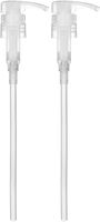 Universal Shampoo/Conditioner Dispenser Pump for 1 Liter (33.8 Ounce) Bottles - Natural (clear) (Pack of 2)