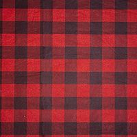 Lumberjack Red & Black Plaid Checkered Tissue Paper Gift Wrapping 20"x30" Sheets (20)