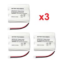3 Fenzer Rechargeable Cordless Phone Batteries for Sanik 3SN-AA60-S-J1 3SNAA60SJ1 Cordless Telephone Battery Replacement Packs
