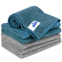 MR.SIGA Microfiber Cleaning Cloth, Pack of 6, Size: 13.8" x 15.7"
